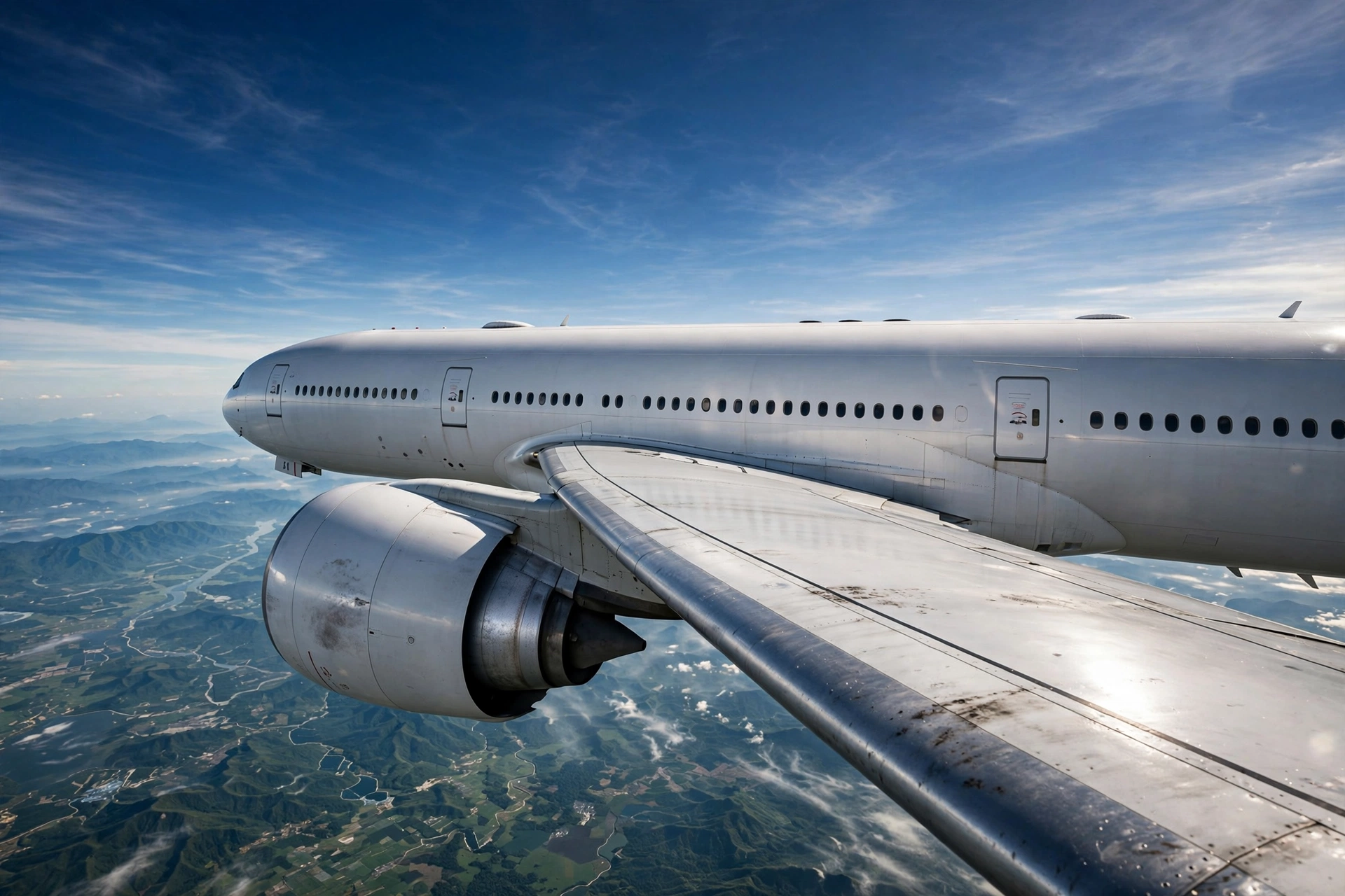Cinematic editorial photograph: 4.6 Seconds of Turbulence Kill One Aboard Flight SQ321